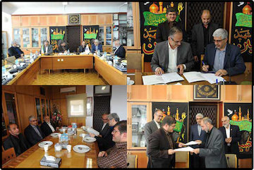 امضا تفاهمنامه میان انجمن خیرین راه و ترابری و دانشگاه علم و صنعت ایران نشست