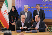 امضاء تفاهمنامه همکاری مشترک بین معاونت علمی و فناوری رئیس جمهوری و وزارت راه و شهرسازی