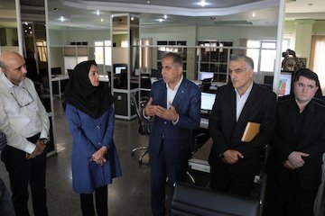 رییس سازمان فضایی ایران از سازمان هواشناسی بازدید کرد بازدید براری رییس سازمان فضایی از سازمان هواشناسی