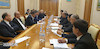گزارش تصویری از دیدار وزیر راه و شهرسازی ایران با معاون رییس کابینه وزرا و وزیر صنعت و ارتباطات ترکمنستان