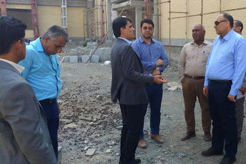 بازدید مدیرکل راه و شهرسازی هرمزگان از پروژه های در دست اجرای شهرستان سیریک هرمزگان بازديد رضايي