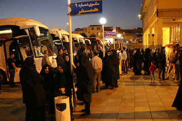 جابهجایی ۱۲ هزار زائر اربعین توسط ناوگان جادهای استان زنجان  ترمينال