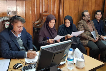 حضور مديركل راه و شهرسازي خراسان رضوي در محل سامانه سامد و پاسخگویی به سوالات و تماس های مردمی سامد