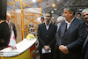 افتتاح نمایشگاه امکانات و تجهیزات ساخت تونل در حاشیه سیزدهمین کنفرانس تونل ایران توسط وزیر راه و شهرسازی