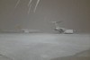 عملیات زمستانی در فرودگاه مهرآباد