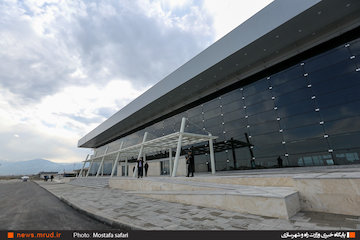 عملیات بهسازی سالن ترمینال پروازهای خارجی فرودگاه گرگان آغاز شد بازدید وزیر راه و شهرسازی از ترمینال جدید فرودگاه گرگان