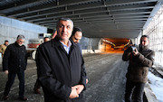 بازدید وزیر  راه و شهرسازی از منطقه یک آزادراه تهران  - شمال