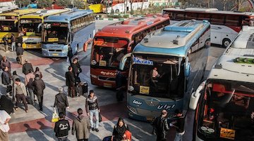 پایانه ها و اتوبوسهای بین شهری خوزستان ضد عفونی میشوند ترمینال