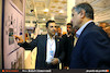 مراسم افتتاحیه نمایشگاه رونق تولید که در مصلی تهران با حضور وزیر راه و شهرسازی