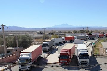 صادرات کالا از پایانه های مرزی سیستان و بلوچستان به مرز ۲ میلیون تن رسید صادرات پایانه های مرزی.jpg