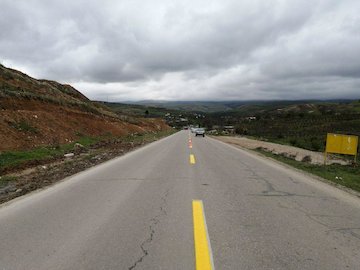 تقويت ایمنی جاده قدیم بدرانلو ایمنی محور بدرانلو خراسان شمالی