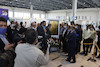 ترمینال جدید فرودگاه لامرد در ارتباط ویدئوکنفرانس با رییس جمهور و وزیر راه و شهرسازی افتتاح شد