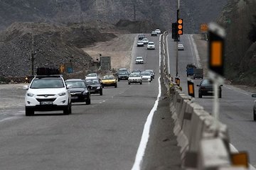 ترافیک سنگین در آزادراه کرج – قزوین وضعیت ترافیکی