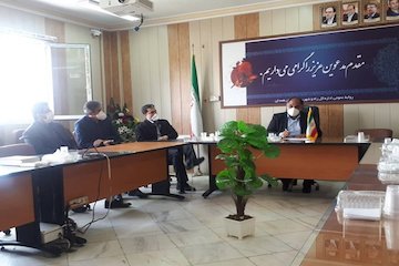 برگزاری اولین جلسه ملاقات عمومی مدیر کل راه و شهرسازی استان همدان در سال جدید ملاقات عمومی مدیر همدان1