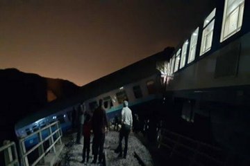 خروج از خط قطار مسافری در محور همدان- مشهد حادثه قطار