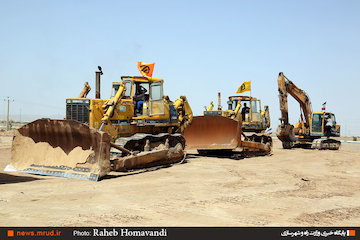 پیشرفت ۴۰ درصدی پروژه مرادبلاغی - قهاوند مراسم آغاز عملیات اجرایی آزادراه قم- سلفچگان- راهجرد