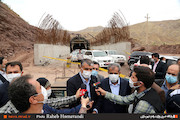 بازدید وزیر راه و شهرسازی از مراحل تکمیلی قزوین - الموت - تنکابن