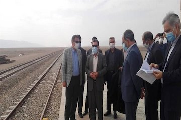 تا پایان سالجاری راه آهن یزد- اقلید آماده بهره برداری است بازدید