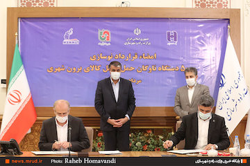 نوسازی ۵۰۰۰ کامیون برونشهری کلید خورد آیین امضای قرارداد نوسازی ۵۰۰۰ دستگاه ناوگان حملونقل کالای برونشهری