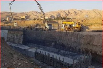 بتنریزی مرحله اول پارت دیواره ساحلی در محله سازمانیهای پلدختر آغاز شد بازسازی پلدختر