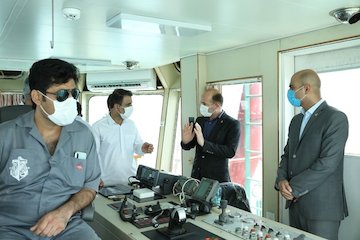 لزوم هم افزایی دستگاه های اجرایی جهت احیای سفرهای دریایی از دروازه ملل/ اشتغال نیروی های بومی در پروژه های عمرانی بندر شهید بهشتی/همت والای بندر چابهار در توسعه زیرساخت ها بازدید