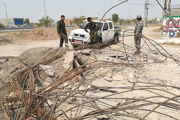 رفع تصرف ۸۸۵۰ مترمربع از اراضی ملی در جنوب کرمان جنوب کرمان رفع تصرف 17