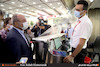 بازدید سرزده رییس سازمان هواپیمایی کشوری از روند رعایت پروتکل‌های بهداشتی در فرودگاه مهرآباد