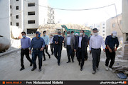 بازدید قائم مقام وزیر راه وشهرسازی از پروژه های مسکن مهر پردیس