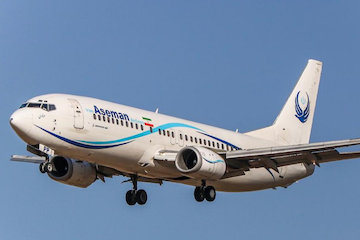 فرود اضطراری پرواز مشهد-چابهار در فرودگاه زاهدان هواپیما آسمان