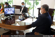 ببینید|ویدئوکنفرانس وزیران راه ایران و افغانستان در خصوص افتتاح راه‌آهن خواف-هرات