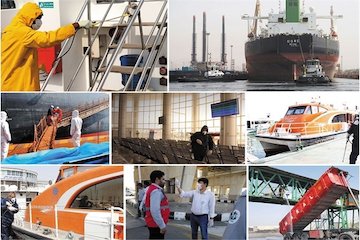 اقدامات سازمان بنادر در پیشگیری از شیوع ویروس کرونا/ بازنگری در فرآیندهای عملیات بندری و دریایی متناسب با شرایط بهداشتی/ ضدعفونی کردن تمامی اماکن عملیاتی، تجهیزات بندری و دریایی/ ایجاد کمیته مقابله با بحرانها و هماهنگی لجستیکی سازمان بنادر/ تدوین طرح اقتضایی مواجهه با بیماریهای نوپدید و بازپدید در بنادر با همکاری وزارت بهداشت مقابله با کرونا در بنادر