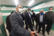 بازدید معاون وزیر راه و شهرسازی از بیمارستان گچساران به همراه استاندار کهکیلویه و بویر احمد