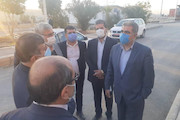 بازدید معاون وزیر راه و شهرسازی از بیمارستان گچساران به همراه استاندار کهکیلویه و بویر احمد