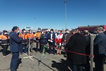 بهره برداري از پروژه لكه گيري و روكش آسفالت شهرستان خرمبيد فارس خرمبید