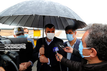 آزادراه غدیر روز ۱۳ رجب افتتاح میشود/  کاهش ۱/۵ ساعتی مدت سفر و کاهش بار ترافیکی اتوبان تهران-کرج-قزوین از مزایای این ابرپروژه بازدید وزیر راه و شهرسازی از کمربند جنوبی تهران (آزادراه غدیر)