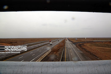 افتتاح آزادراه غدیر با فرمان رییسجمهور بازدید وزیر راه و شهرسازی از کمربند جنوبی تهران (آزادراه غدیر)