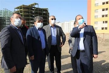 مسکن مهر هشتگرد تا پایان دولت تدبیر و امید به اتمام میرسد بازدید