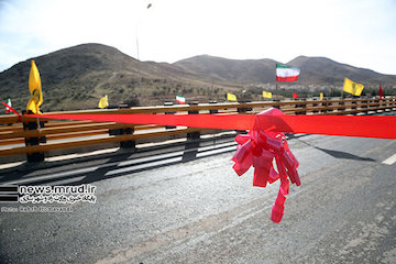 افتتاح سومین گذرگاه مرزی ایران و پاکستان با حضور وزیر راه و شهرسازی و مقامات پاکستانی جاده افتتاح