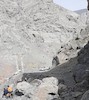 مراحل بازگشایی مسیر مسدود شده روستای خچیره در طالقان