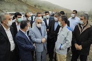 بازدید وزیر راه و شهرسازی از آزادراه تهران - شمال