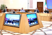 جلسه فرماندهان بسیج وزارت راه و شهرسازی و شرکت‌ها و سازمان‌های تابعه در محل این وزارتخانه