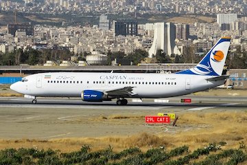 افزایش ۲۰ درصدی پرواز های داخلی نسبت به سال گذشته/ برقراری اولین پرواز در گناباد هواپیما کاسپین