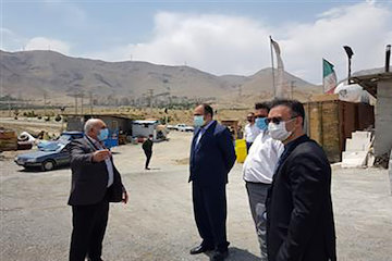 بازدید عضو هیات مدیره سازمان ملی زمین و مسکن از پروژههای زمین و مسکن استان البرز سازمان ملی