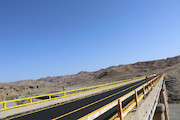 تعمیر و بازسازی پل بزرگ آلیدر محور پر تردد خاش - ایرانشهر
