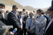بازيد وزير راه وشهرسازی از مراحل نهايى تكميل تونل البرز در آزادراه تهران- شمال