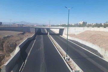 تقاطع غیر همسطح مسکن مهر نایین  اصفهان 