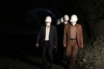 بازدید نماینده مردم اردبیل ، نیر ، نمین و سرعین در مجلس شورای اسلامی از پروژه احداث دوم تونل حیران 