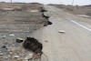 خسارت سیل به جاده های جنوب سیستان و بلوچستان