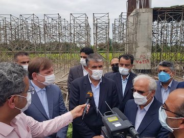 موانع احداث پروژه راهآهن رشت-انزلی برطرف شد/افتتاح راهآهن رشت-انزلی تا قبل از زمستان بازدید وزیر راه و شهرسازی از تونل منجیل-رودبار و راهآهن کاسپین در سفر به استان گیلان