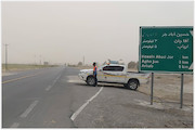 استقرار گشت های راهداری و ترابری ادارات راهداری و حمل و نقل جاده ای در محورهای مواصلاتی حوزه سیستان